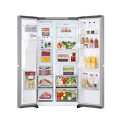 LG Heladera Side by Side│638L│Multi Air Flow│Smart Inverter, Front door open view, GS66SPPT, thumbnail 6