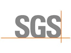 El logo de SGS.