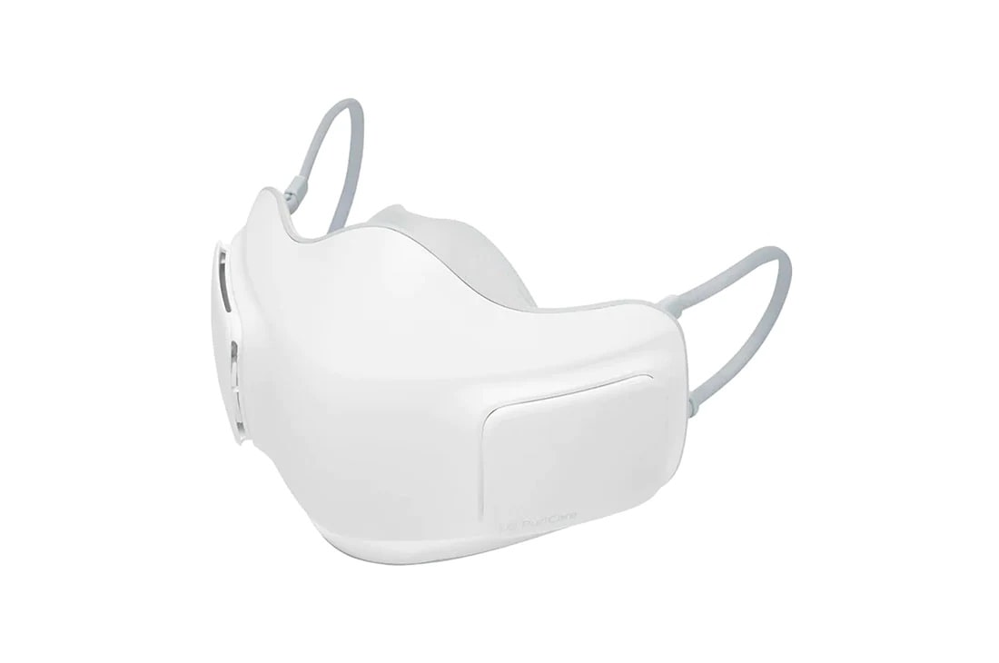 LG Puricare Air Purifying Mask, Vista superior del lado derecho del cuerpo de la máscara, AP300AWFA, thumbnail 2