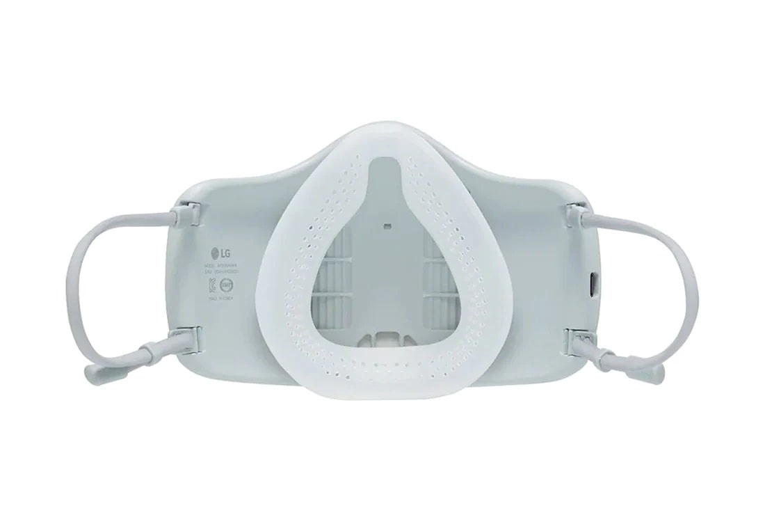 LG Puricare Air Purifying Mask, Vista de la almohadilla de silicona en la parte posterior del cuerpo, AP300AWFA, thumbnail 7