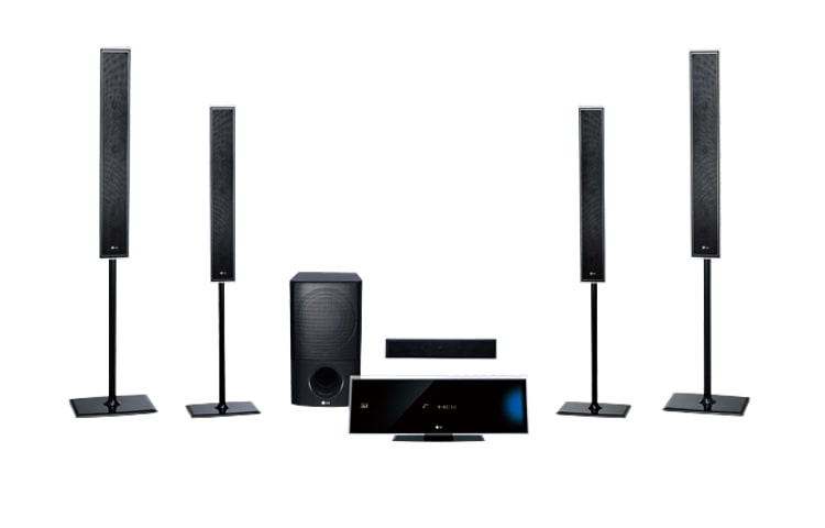 LG Blu-ray 3D Home Theater con 1.100W RMS de potencia, Wifi & Full HD., HX995TZW