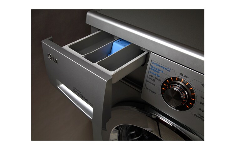 LG Capacidad de lavado de 8 kg reales, velocidad de centrifugado 1200 RPM, motor Direct Drive, 10 años de garantía al motor, F1205TD, thumbnail 9