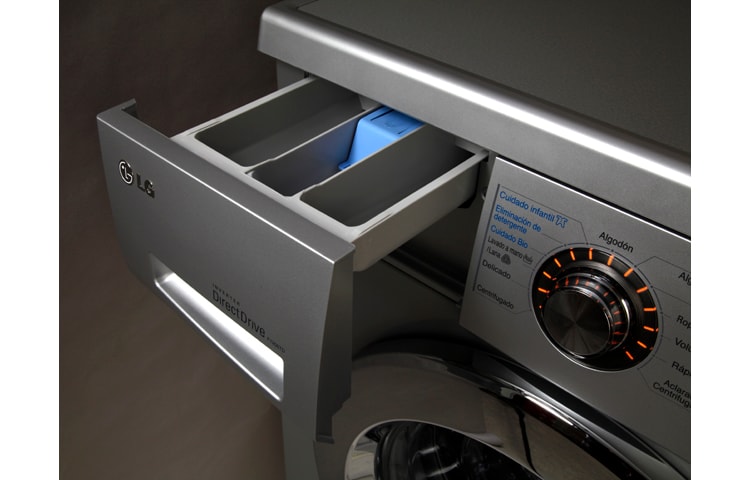 LG Capacidad de lavado de 8,5 kg reales, velocidad de centrifugado 1200 RPM, motor Direct Drive, 10 años de garantía al motor, F1215TD, thumbnail 4