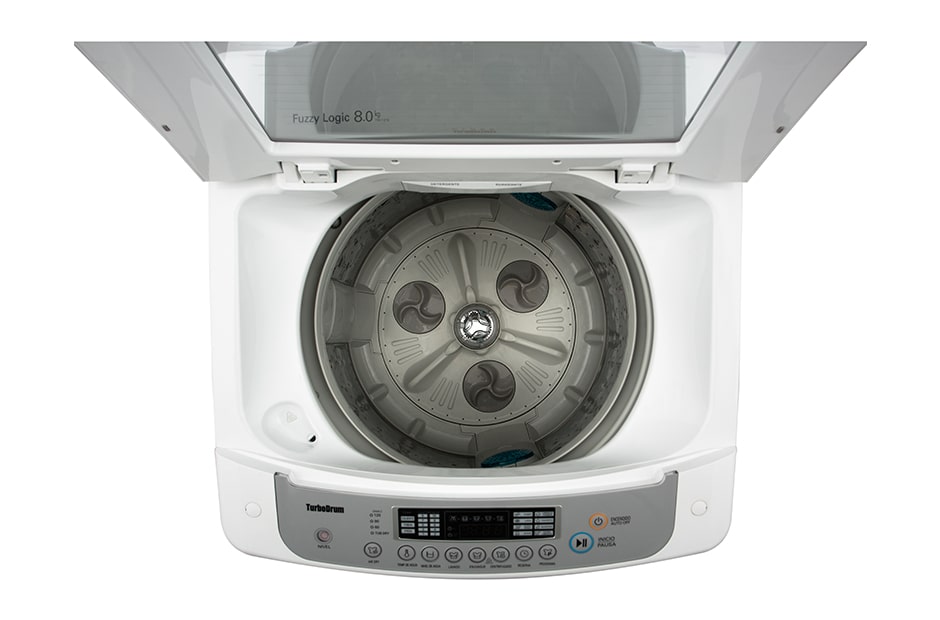 LG Capacidad de lavado de 8 kg reales, velocidad de centrifugado hasta 640 RPM, sistema de lavado TURBO DRUM, iSensor, tapa de cristal templado, T9010TE, thumbnail 10