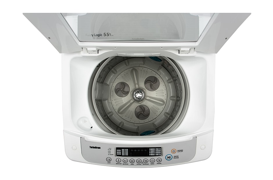 LG Capacidad de lavado de 5,5 kg reales, velocidad de centrifugado hasta 700 RPM, sistema de lavado TURBO DRUM, iSensor, tapa de cristal templado, T8010TE, thumbnail 10
