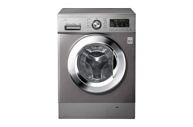 LG Lavarropas Carga Frontal de 8,5Kg   Velocidad de Centrifugado 1400RPM, F1400TD, thumbnail 1