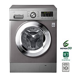 Lavarropas Carga Frontal 8,5Kg   Velocidad de Centrifugado 1200RPM2