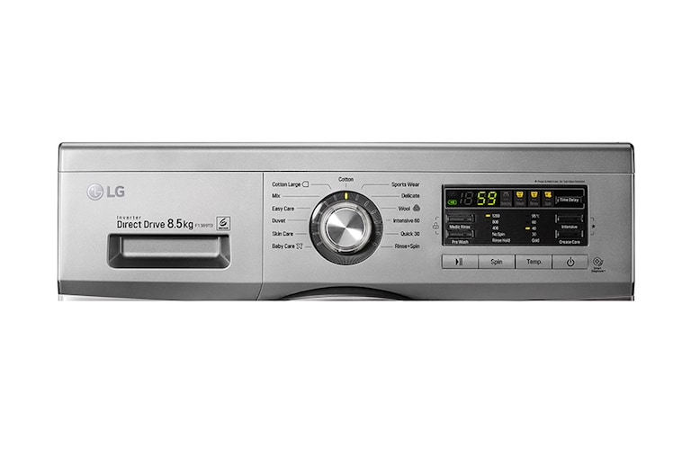 LG Lavarropas Carga Frontal 8,5Kg   Velocidad de Centrifugado 1200RPM, F1389TD, thumbnail 9