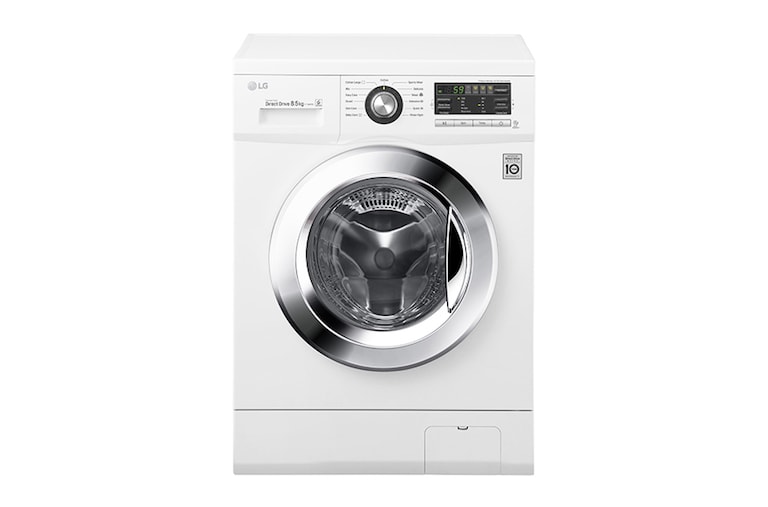 LG Lavarropas Carga Frontal 8,5Kg   Velocidad de Centrifugado 1200RPM, F1380TD, thumbnail 1