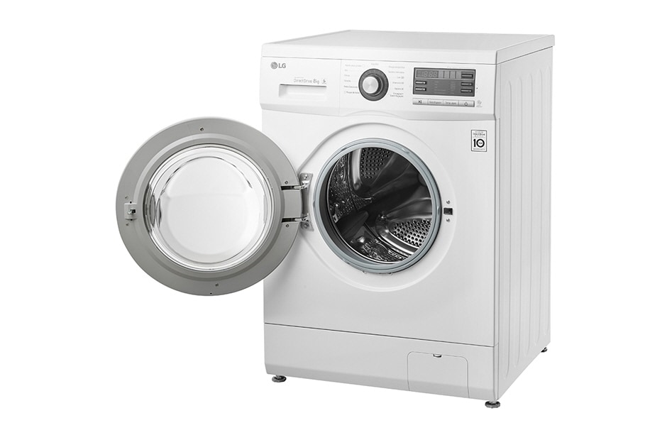 LG Lavarropas Carga Frontal 8Kg       Velocidad de Centrifugado 1000RPM, F1370TD, thumbnail 7