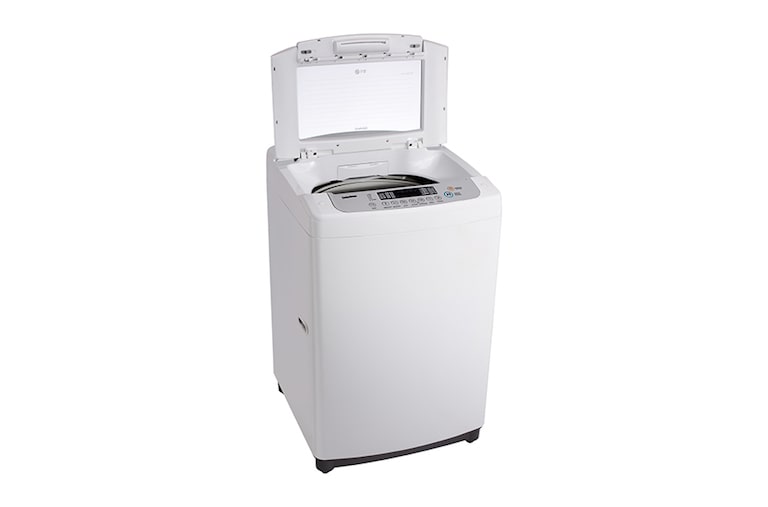 LG Capacidad de lavado de 7 kg reales, velocidad de centrifugado hasta 640 RPM, sistema de lavado TURBO DRUM, tapa de cristal templado, T7020TD, thumbnail 9