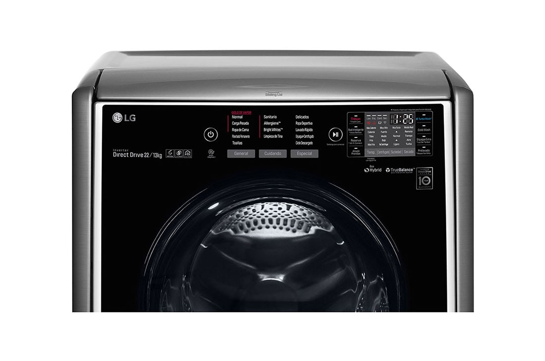 LG Lavasecarropas TWINWash™, 22Kg/13Kg, WD22VTS6, thumbnail 4