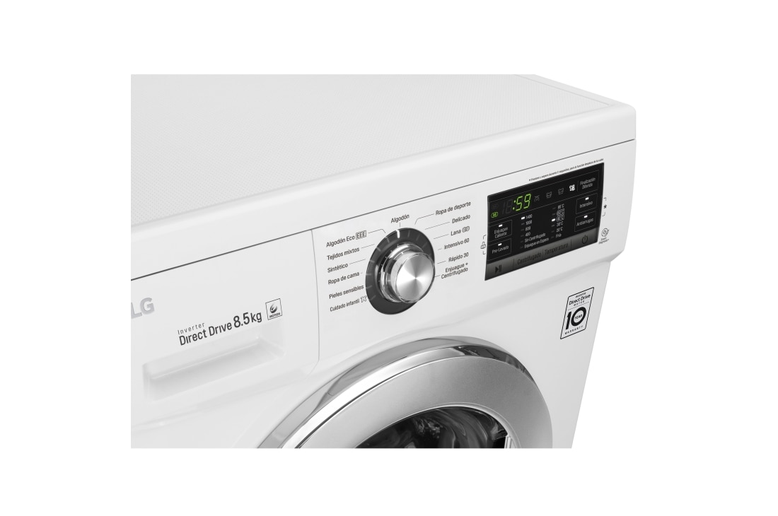 LG Lavarropas Carga Frontal - Capacidad 8.5Kg, WM8514WE6, thumbnail 7