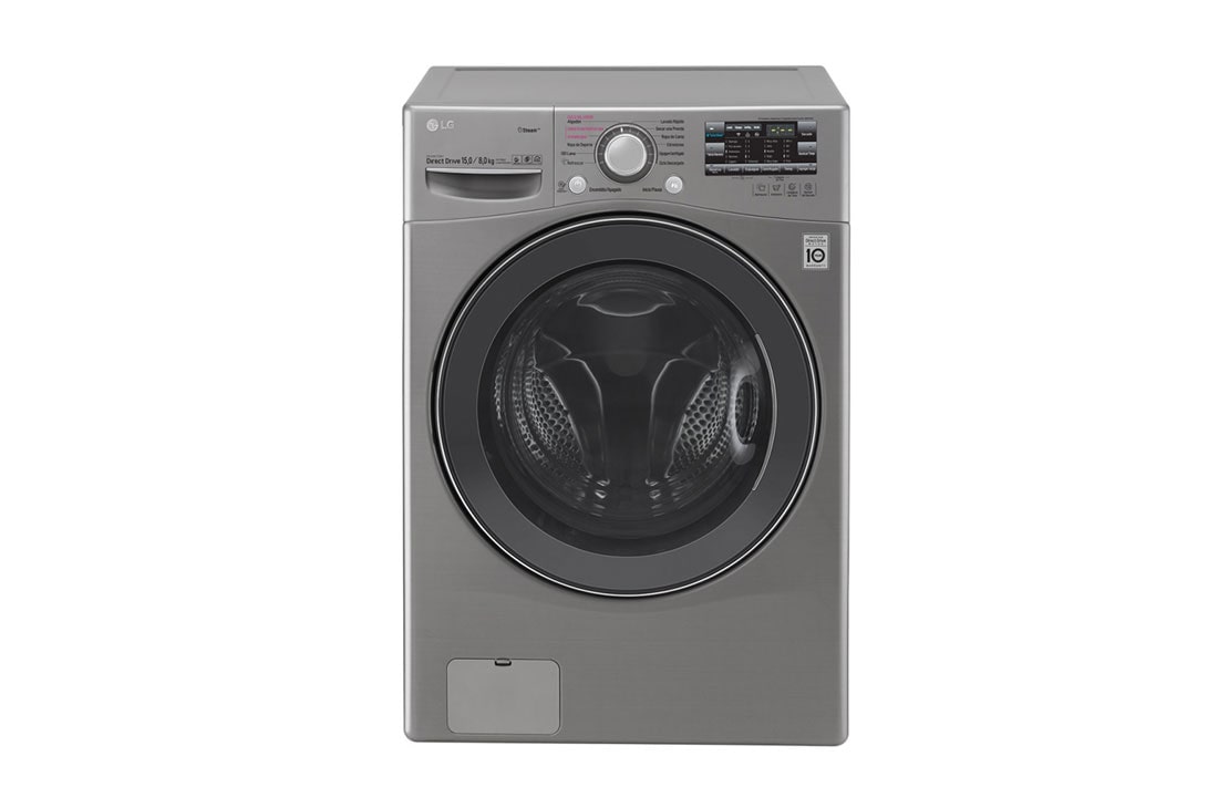 LG Lavasecarropas Carga Frontal - Capacidad 15Kg/8Kg, WD15EGS6