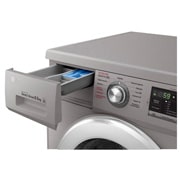 LG Lavarropas carga frontal 8,5 KG │ Plateado │ Inverter Direct Drive │ AI DD │ Steam, WM8516EE6, thumbnail 12