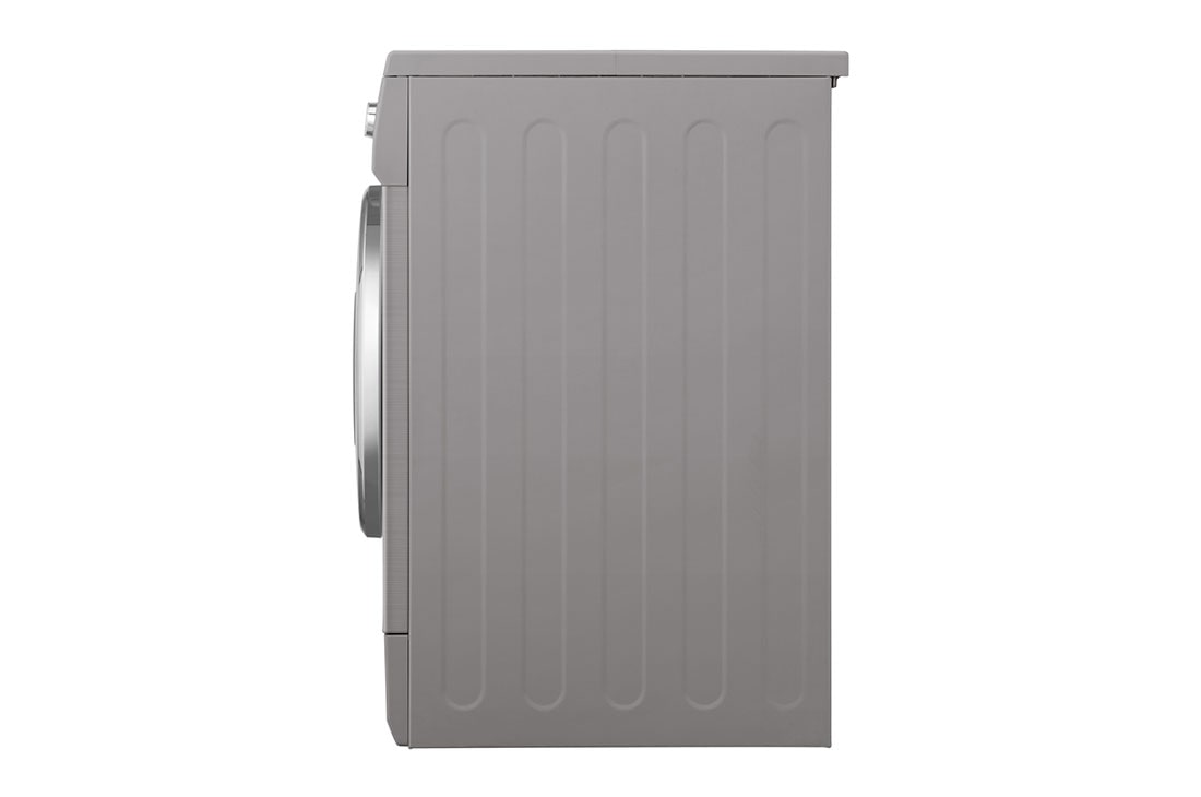LG Lavarropas carga frontal 8,5 KG │ Plateado │ Inverter Direct Drive │ AI DD │ Steam, Vista lateral, WM8516EE6, thumbnail 10