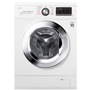 LG Lavarropas carga frontal 8,5 KG │ Blanco │ Inverter Direct Drive │ AI DD │ Steam, Vista frontal, WM8516WE6, thumbnail 1