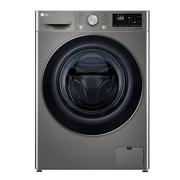 LG Lavarropas carga frontal 8,5 KG │ Gris mate │ Inverter Direct Drive │ AI DD │ Steam, Front View, WM85VVC5S6P, thumbnail 1
