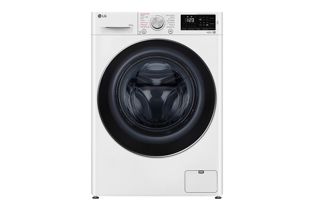 LG Lavarropas Carga Frontal - Capacidad 8.5Kg, Front View, WM85WVC5S6P