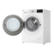 LG Lavarropas carga frontal 8,5 KG │ Blanco │ Inverter Direct Drive │ AI DD │ Steam, Left view, WM85WVC5S6P, thumbnail 10