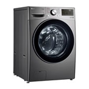 LG Lavarropas carga frontal 13 KG │ Gris mate │ Inverter Direct Drive│ AI DD │Steam, Left side view, WM13EGS6, thumbnail 3
