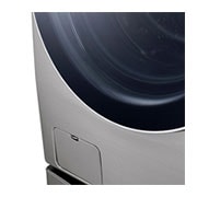 LG Lavarropas carga frontal 13 KG │ Gris mate │ Inverter Direct Drive│ AI DD │Steam, Glass detail view, WM13EGS6, thumbnail 6