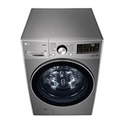 LG Lavarropas carga frontal 13 KG │ Gris mate │ Inverter Direct Drive│ AI DD │Steam, Top perspective view, WM13EGS6, thumbnail 9