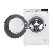 LG Lavasecarropas 9/5KG│AIDD™│Inverter Direct Drive™│Steam, Front view door open, WD90WVC4S6, thumbnail 2