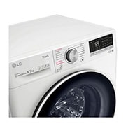 LG Lavasecarropas 9/5KG│AIDD™│Inverter Direct Drive™│Steam, Panel view, WD90WVC4S6, thumbnail 3