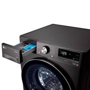 LG Lavarropas 10KG│AIDD™│Inverter Direct Drive™│Steam, Front half view, WM10BVC4S6, thumbnail 6