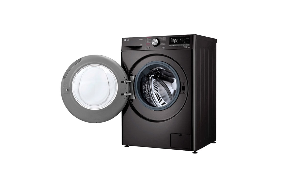 LG Lavarropas 10KG│AIDD™│Inverter Direct Drive™│Steam, Right side open view, WM10BVC4S6, thumbnail 11