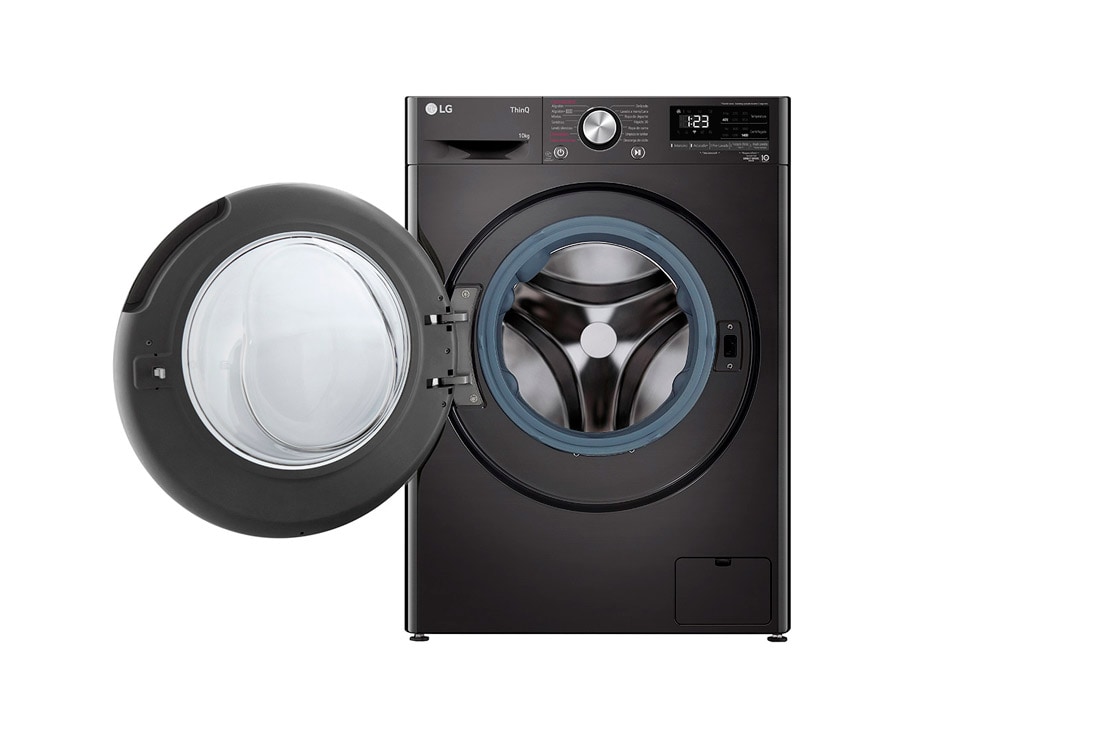 LG Lavarropas 10KG│AIDD™│Inverter Direct Drive™│Steam, Front Open View, WM10BVC4S6, thumbnail 2