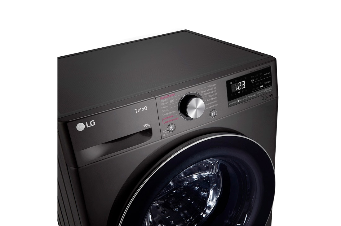 LG Lavarropas 10KG│AIDD™│Inverter Direct Drive™│Steam, Perspective Detail, WM10BVC4S6, thumbnail 3