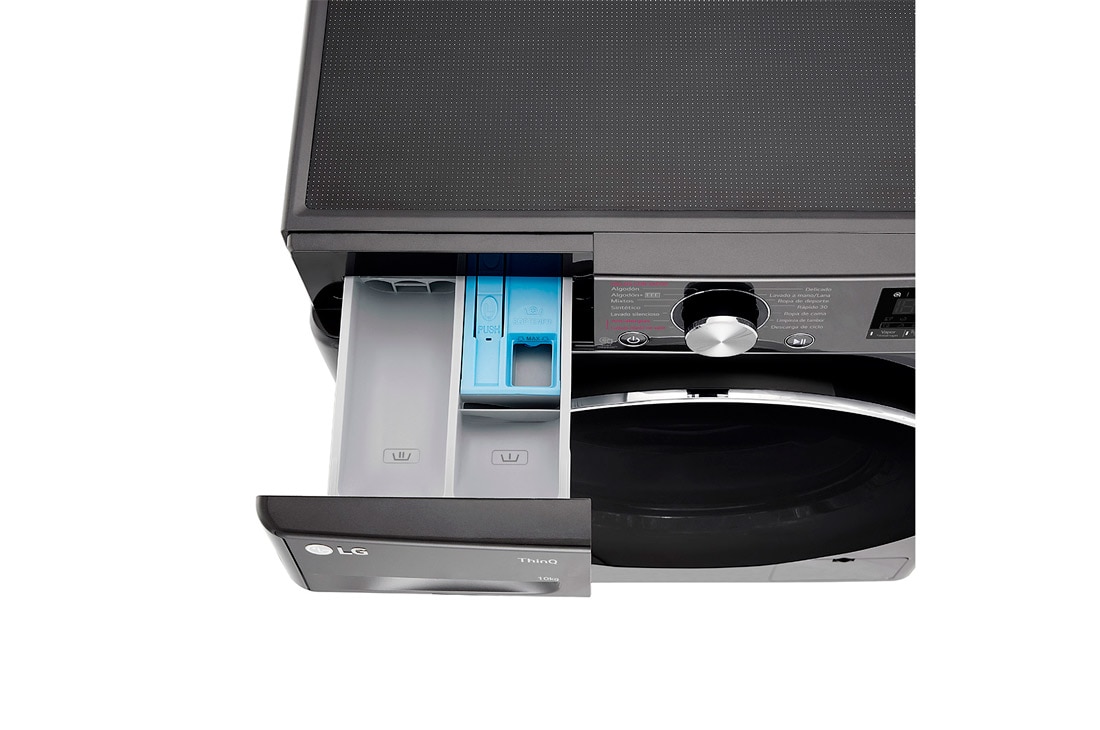 LG Lavarropas 10KG│AIDD™│Inverter Direct Drive™│Steam, Drawer Open Detail 2, WM10BVC4S6, thumbnail 7