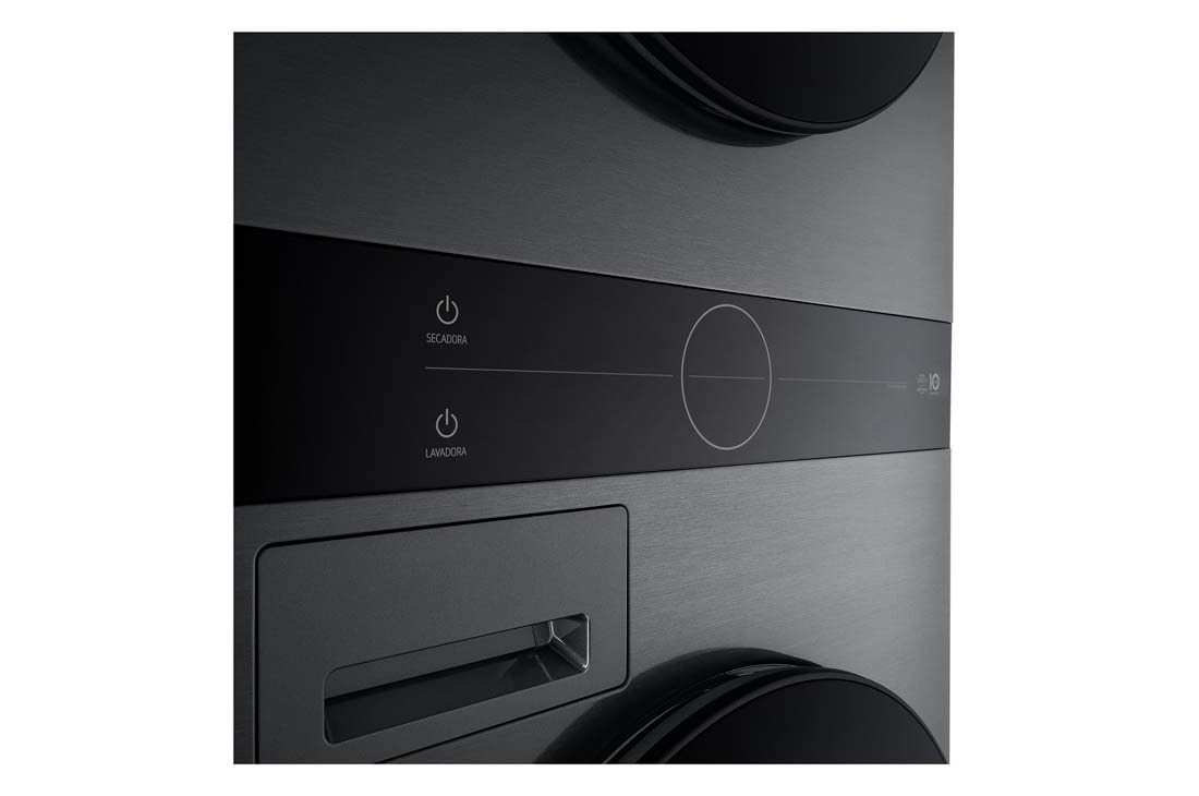 LG WashTower™ 14/10KG│AIDD™│Dual Inverter Heat Pump™, Side View, WK14BS6, thumbnail 12