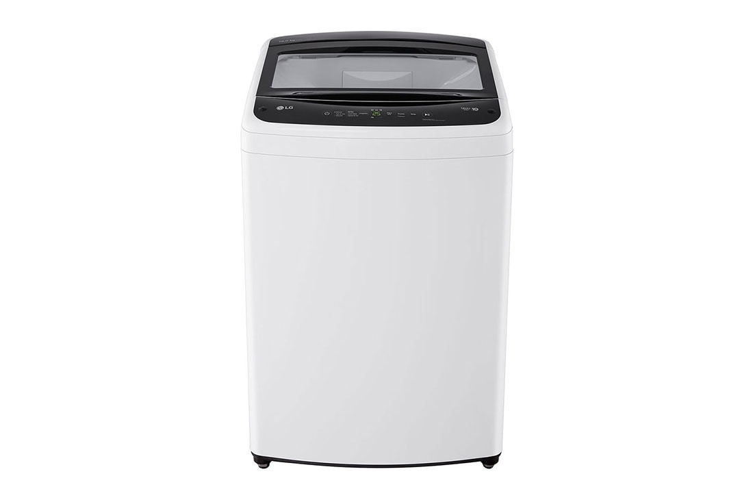 LG Lavarropas carga superior 10,5kg con Smart Motion, front view, WT11WVTB