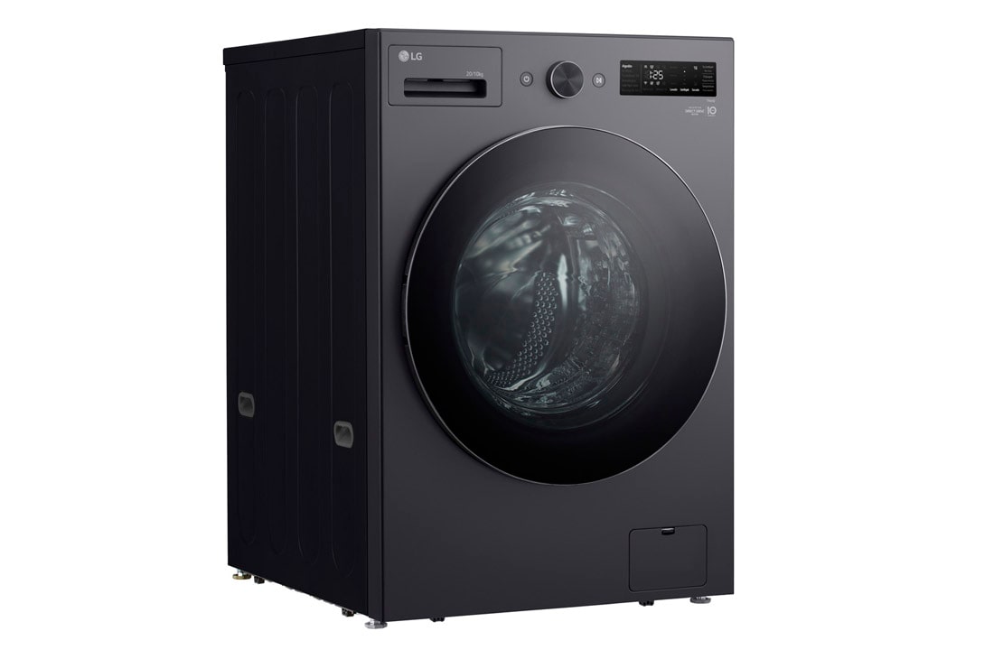 LG Lavasecarropas 20/10KG│AIDD™│Inverter Direct Drive™│Steam, top view, WD20EGNTSPG, thumbnail 8