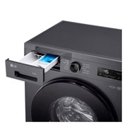 LG Lavarropas 6,5KG│Inverter Direct Drive™│Steam, Front half view, WM65MVFS6, thumbnail 6