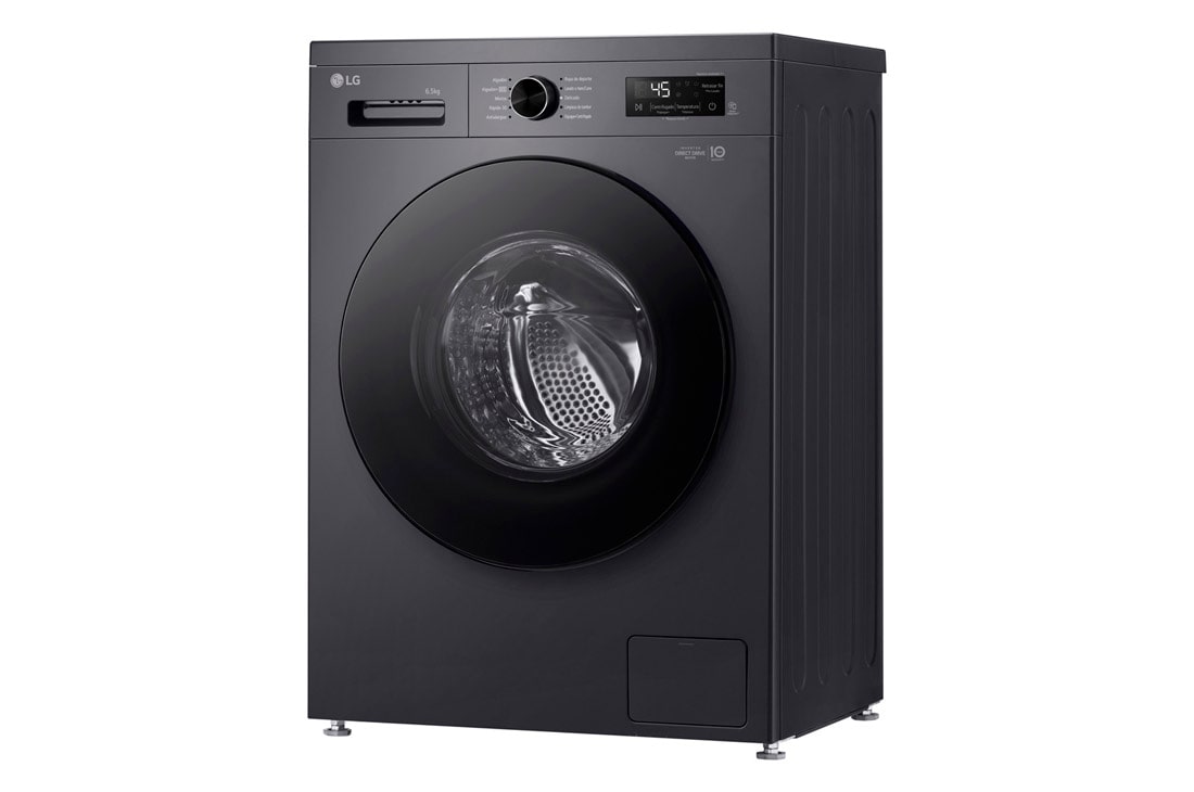 LG Lavarropas 6,5KG│Inverter Direct Drive™│Steam, Top Perspective View , WM65MVFS6, thumbnail 8