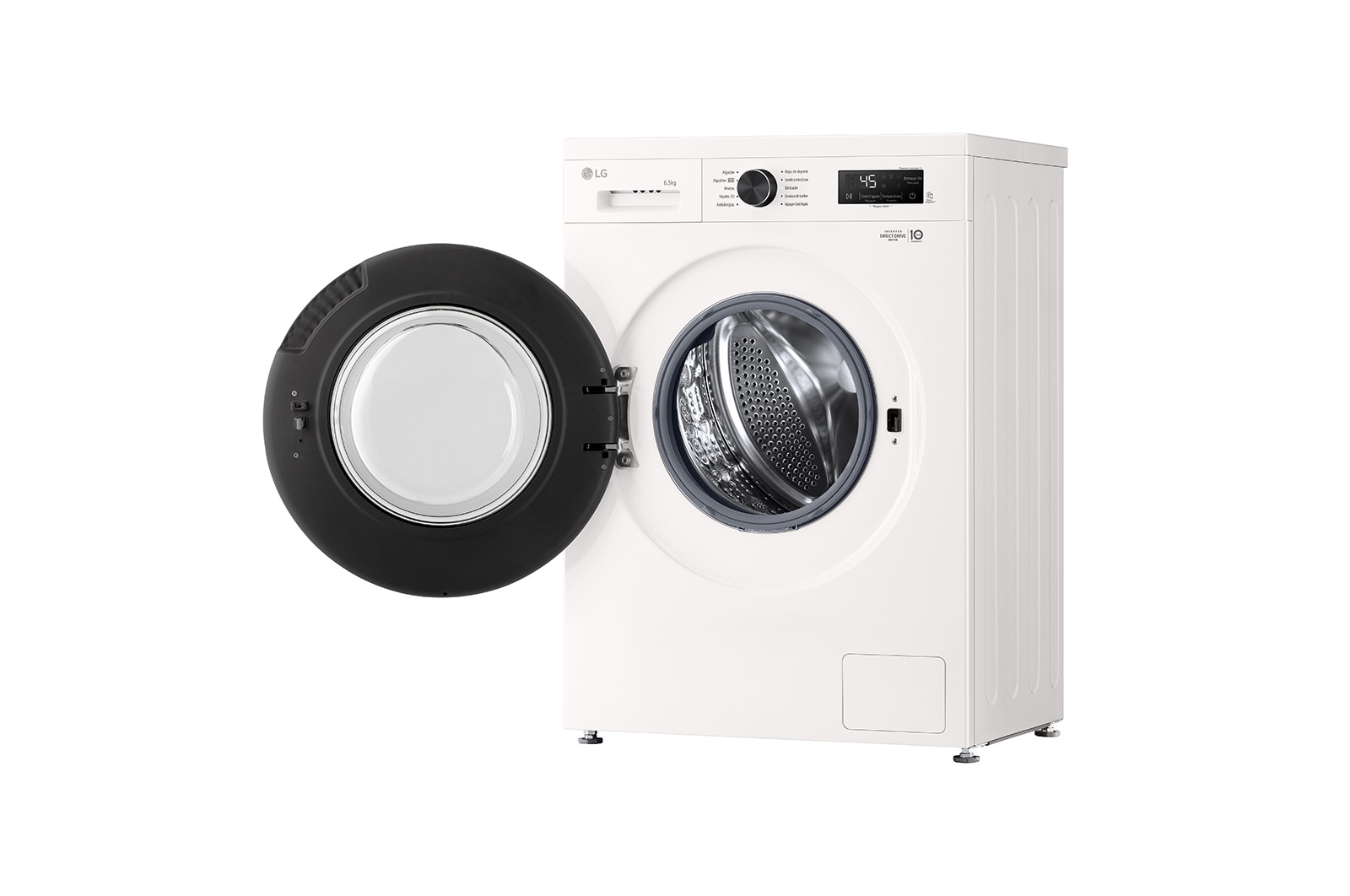 LG Lavarropas 6,5KG│Inverter Direct Drive™│Steam, Top view, WM65GWVFS6, thumbnail 9