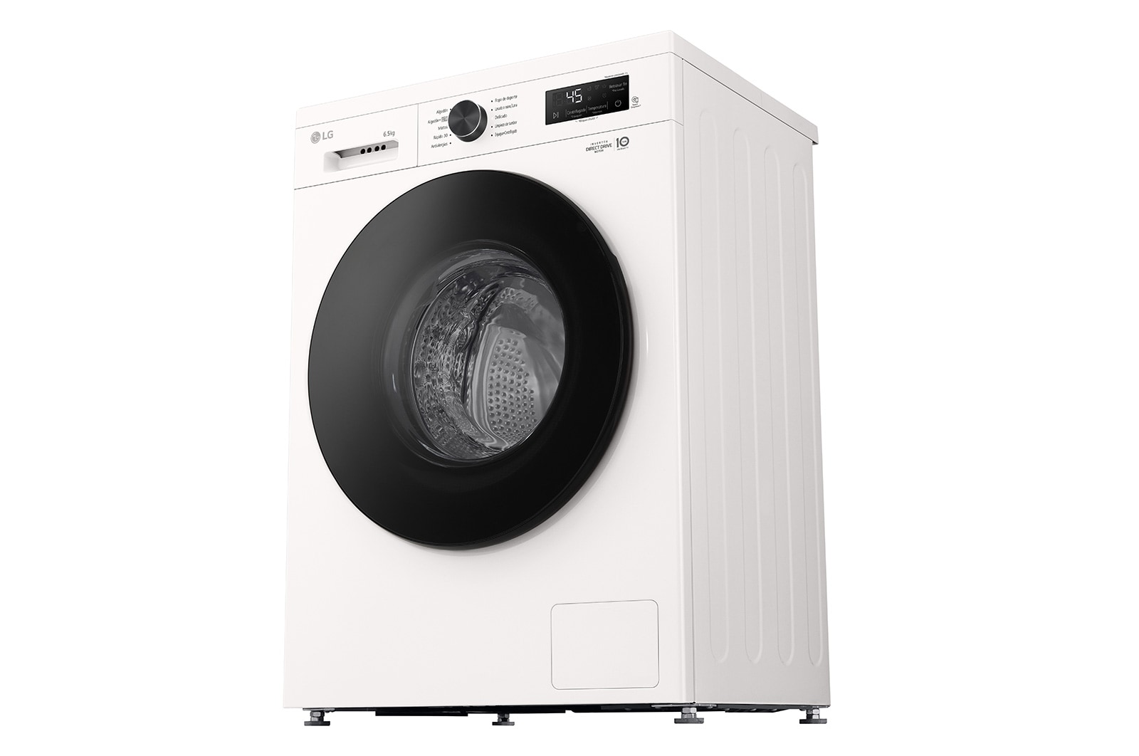 LG Lavarropas 6,5KG│Inverter Direct Drive™│Steam, Right side open view, WM65GWVFS6, thumbnail 11