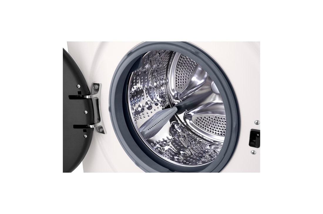 LG Lavarropas 8KG│Inverter Direct Drive™│Steam, Drum view, WM80GWVFS6, thumbnail 4