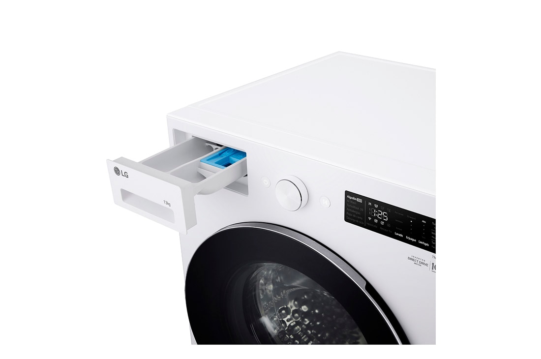 LG Lavarropas 13KG│AIDD™│Inverter Direct Drive™│Steam, WM13GWNTS6P, WM13GWNTS6P, thumbnail 4