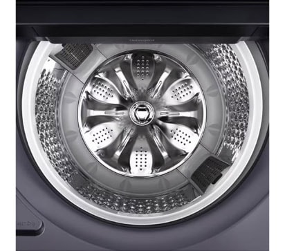 Pulsador de acero inoxidable de la lavadora LG