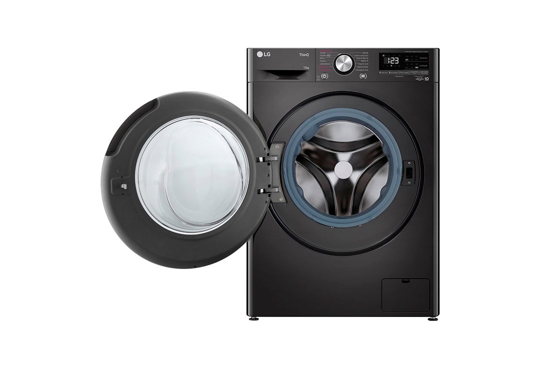 LG Lavasecarropas 12Kg/7 kg con AIDD™, Open door view, WD12BVC4S6, thumbnail 2