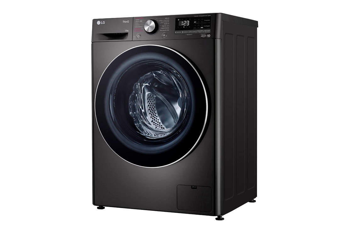 LG Lavarropas 12KG│AIDD™│Inverter Direct Drive™│Steam, bottom side view, WM12BVC4S6, thumbnail 12
