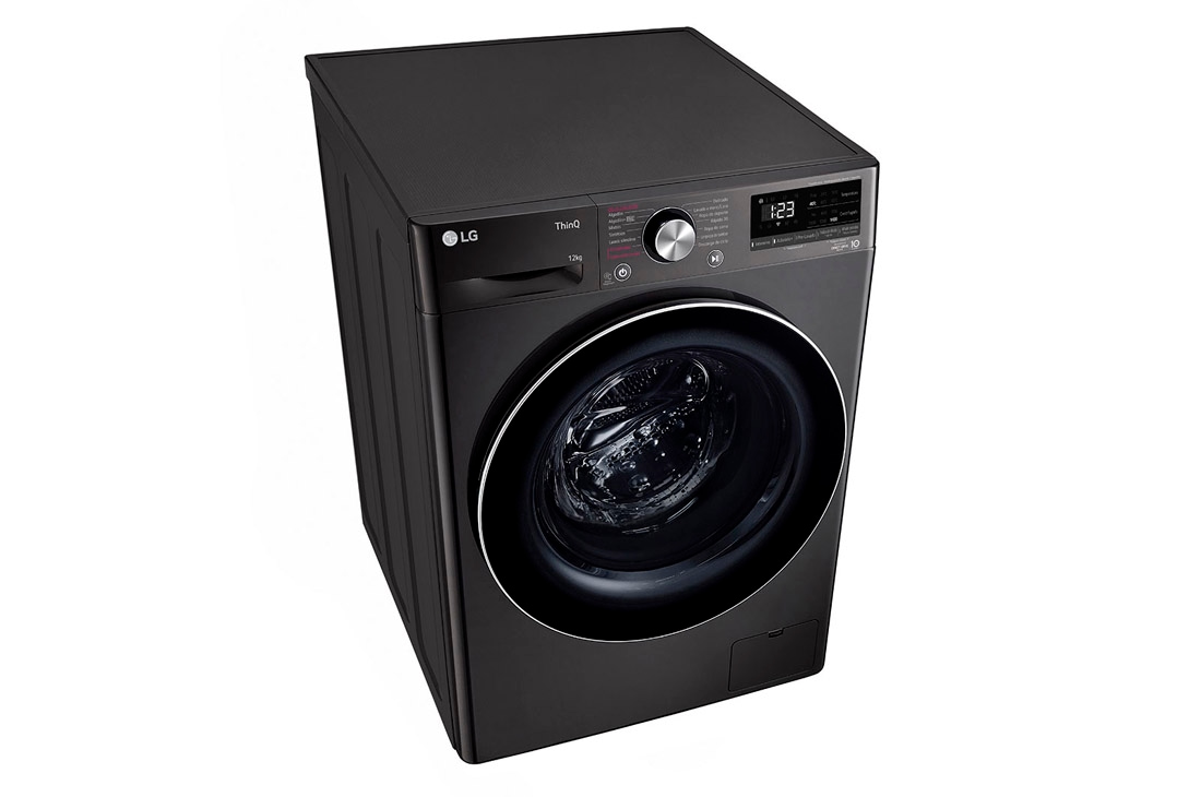 LG Lavarropas 12KG│AIDD™│Inverter Direct Drive™│Steam, Top Perspective View , WM12BVC4S6, thumbnail 8