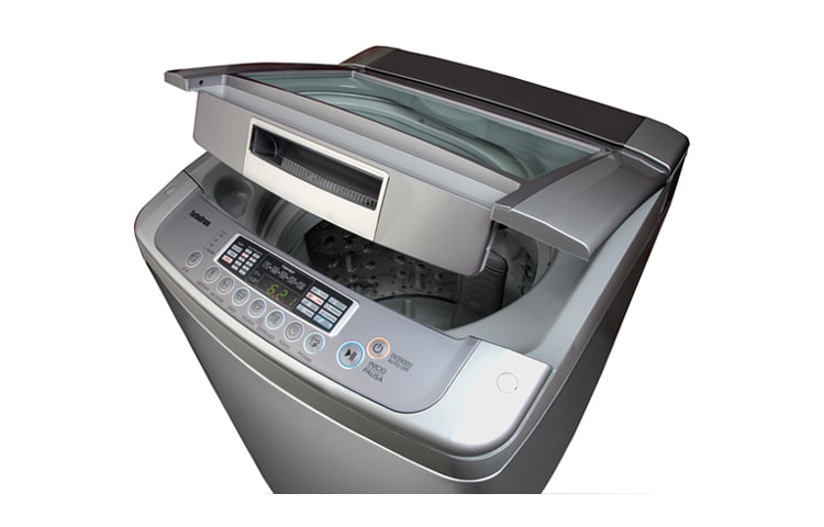 LG Capacidad de lavado de 8 kg reales, velocidad de centrifugado hasta 720 RPM, sistema de lavado TURBO DRUMM, iSensor, tapa de cristal templado, T8005TE, thumbnail 4