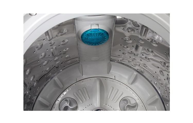 LG Capacidad de lavado de 8 kg reales, velocidad de centrifugado hasta 720 RPM, sistema de lavado TURBO DRUMM, tapa cristal templado | LG