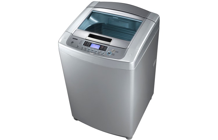 LG Capacidad de lavado de 5,5 kg reales, velocidad de centrifugado hasta 700 RPM, sistema de lavado TURBO DRUMM, iSensor, tapa de cristal templado, T8015TE, thumbnail 2